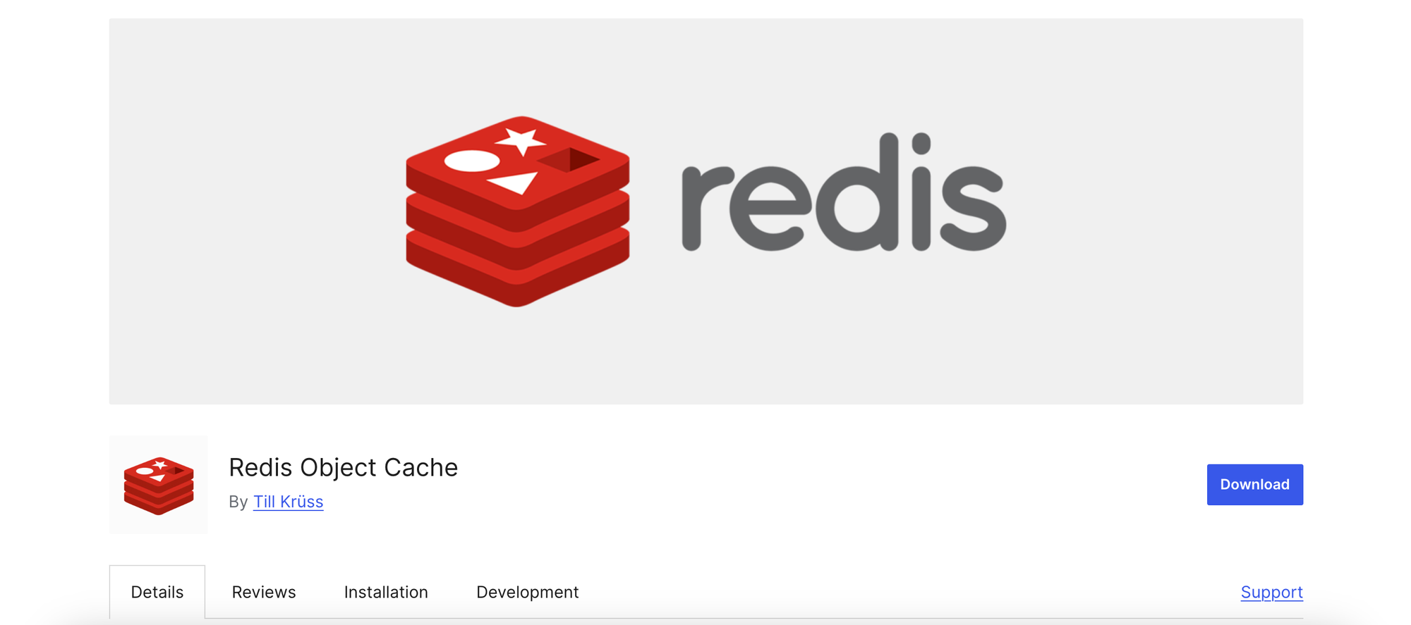 Redis Object Cache wordpress plugin