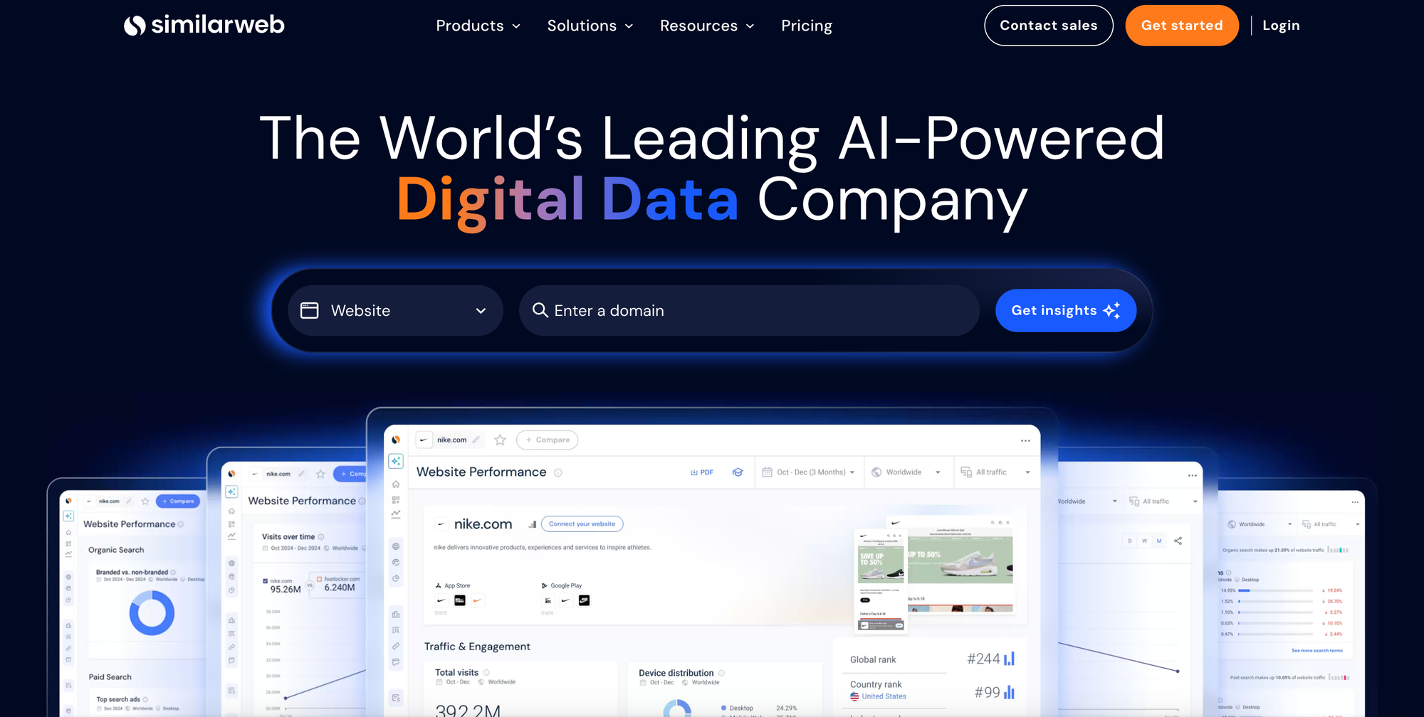 Similarweb website