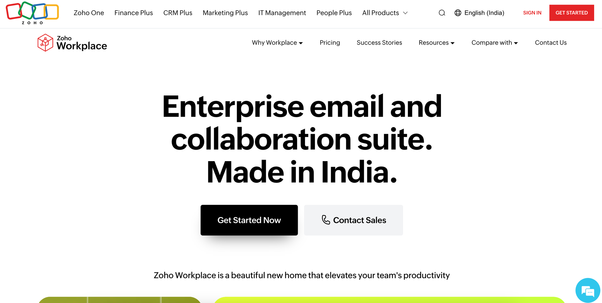 zoho workspace