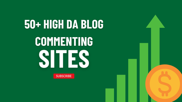 List of High DA PA Blog Commenting sites